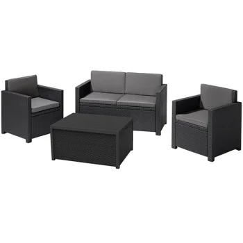 Baštenski set Monaco sa box stolom, grafit CU 216779 Baštenski set Monaco sa box stolom, grafit CU 216779